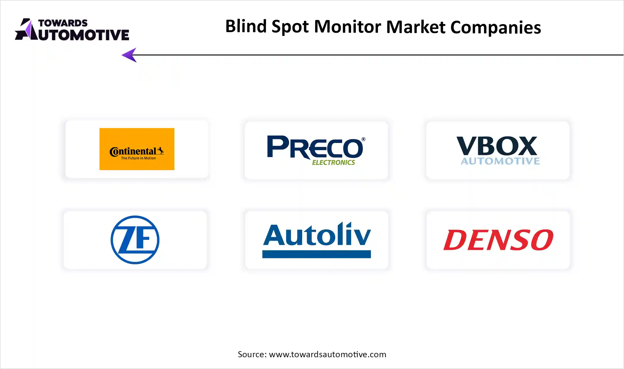 Blind Spot Monitor Market Companies